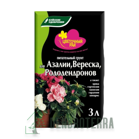 Грунт Цветочный рай для Азалий/Вереска 3л БУЙ